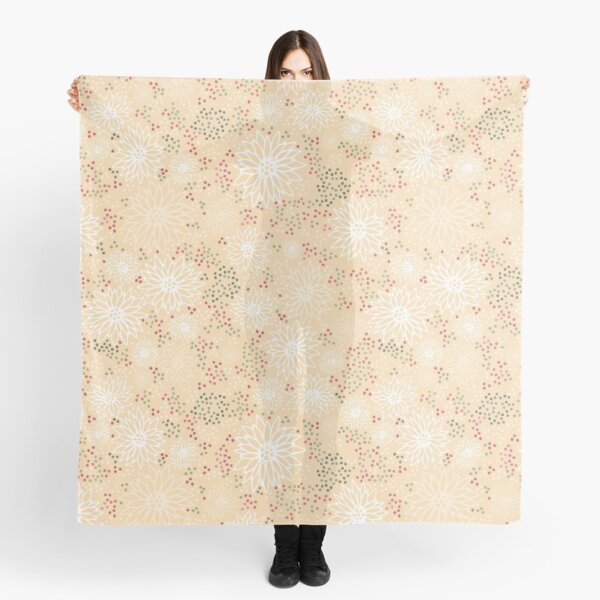 Yellow Doodles Flowers - Doodle Collection Pañuelo