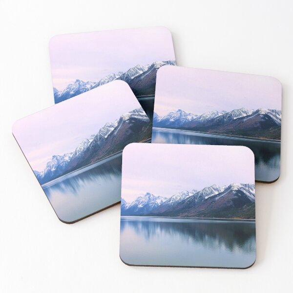 Item preview, Spectacular lake & mountains covered by snow designed and sold by WASAN  DESIGNS.