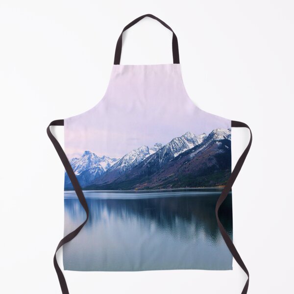 Item preview, Spectacular lake & mountains covered by snow designed and sold by WASAN  DESIGNS.