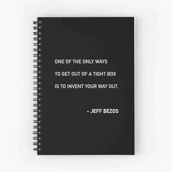Item preview, Bezos Invent Your Way Out Quote designed and sold by JamiePullThatUp.