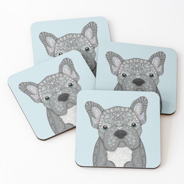 Item preview, Gray Frenchie 001 designed and sold by artlovepassion.