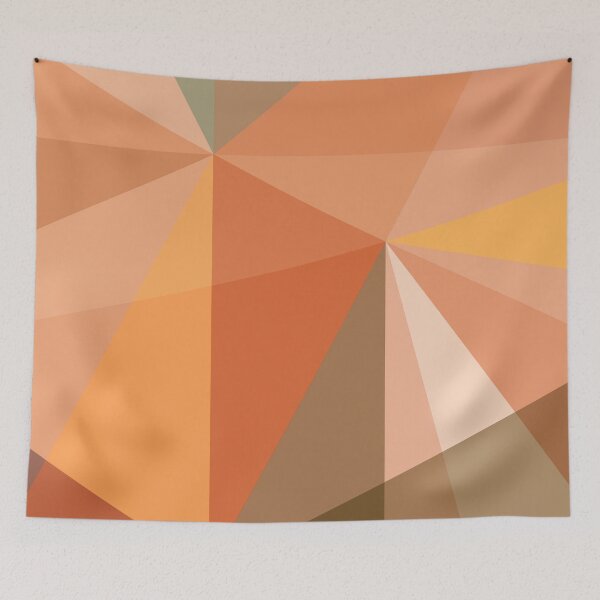 Artikelvorschau, Geometric Blush & Terracotta Earth Tones Nr. 11 entworfen und verkauft von littledesignco.