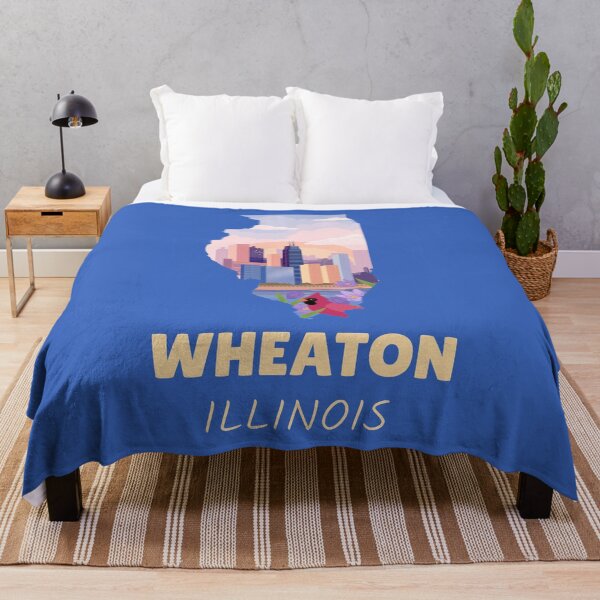 Item preview, Wheaton Illinois Map designed and sold by Taumaturgo.