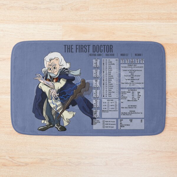 Item preview, The First Doctor - Wizard 1 (Stats) designed and sold by WoodyFranklyn.