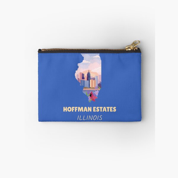 Item preview, Hoffman Estates Illinois Map designed and sold by Taumaturgo.