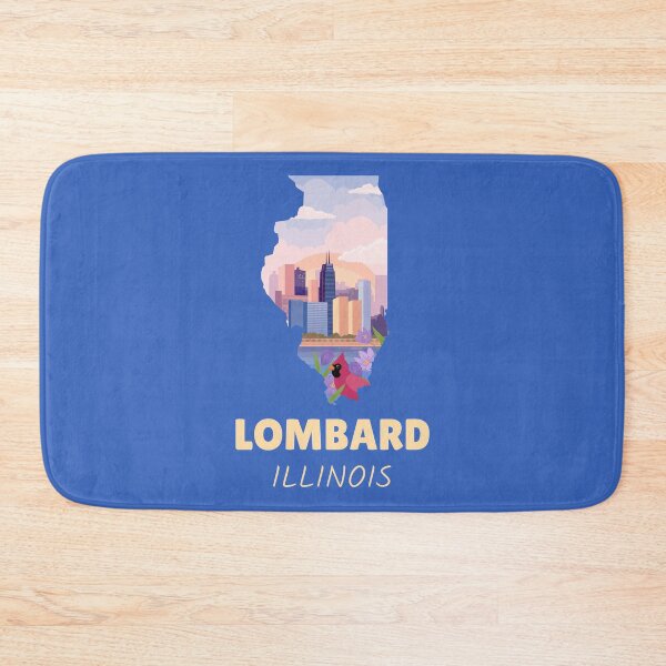 Item preview, Lombard Illinois Map designed and sold by Taumaturgo.