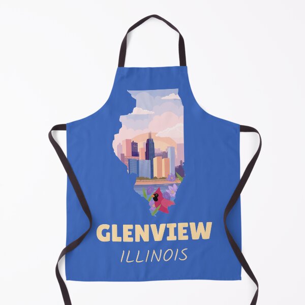 Item preview, Glenview Illinois Map designed and sold by Taumaturgo.