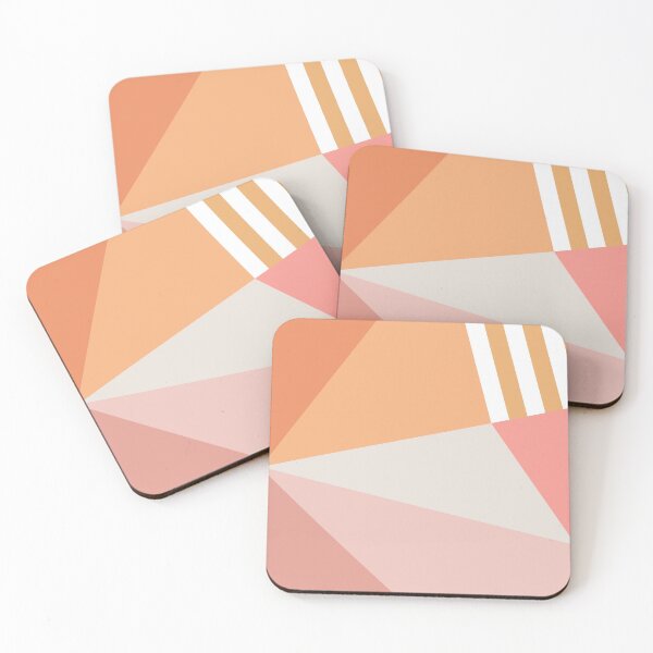 Item preview, Abstract Orange Pink & Marigold Colorblocks No. 13 designed and sold by littledesignco.
