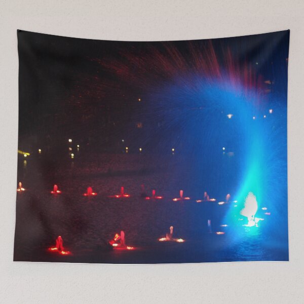 Item preview, Abstract Red and Blue night lights  designed and sold by hockeng.