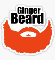 Ginger Beard Sticker