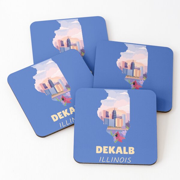 Item preview, Dekalb Illinois Map designed and sold by Taumaturgo.