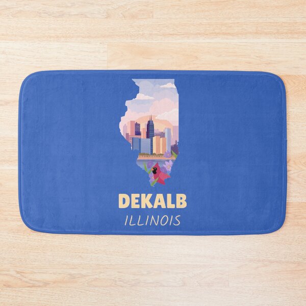 Item preview, Dekalb Illinois Map designed and sold by Taumaturgo.