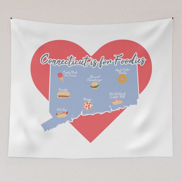 Item preview, Connecticut is for Foodies Map designed and sold by pixelparagon13.