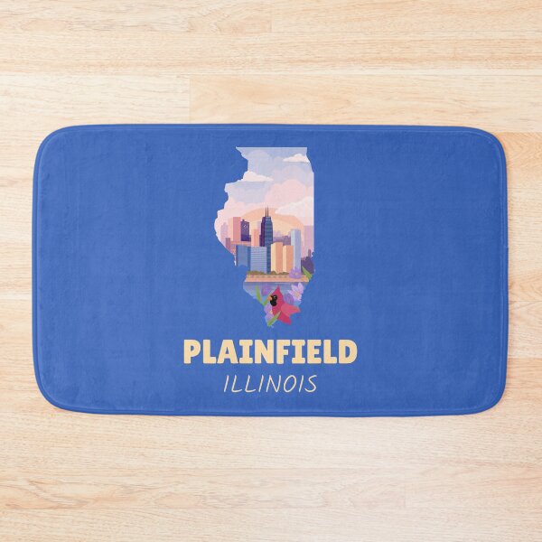 Item preview, Plainfield Illinois Map designed and sold by Taumaturgo.