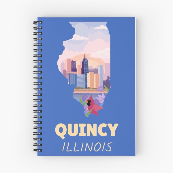Item preview, Quincy Illinois Map designed and sold by Taumaturgo.