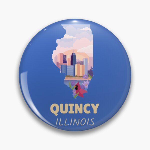 Item preview, Quincy Illinois Map designed and sold by Taumaturgo.