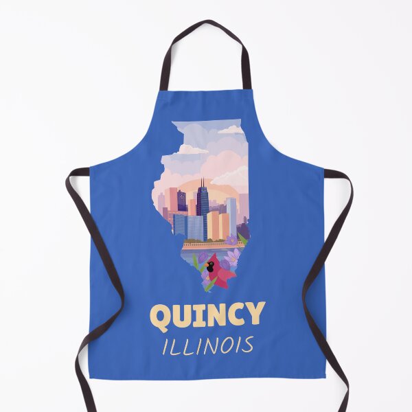 Item preview, Quincy Illinois Map designed and sold by Taumaturgo.