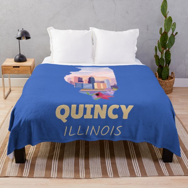 Item preview, Quincy Illinois Map designed and sold by Taumaturgo.