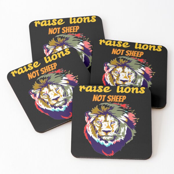 Item preview, raise a lion not a sheep a colorful lion  designed and sold by Jesar.
