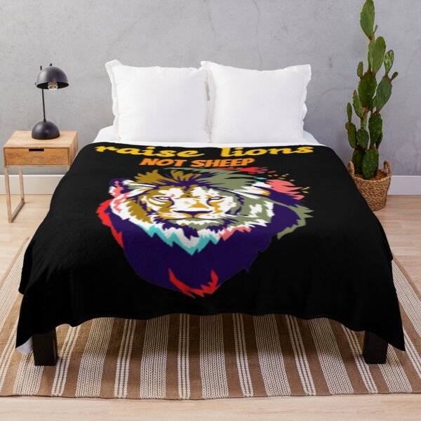 Item preview, raise a lion not a sheep a colorful lion designed and sold by Jesar.