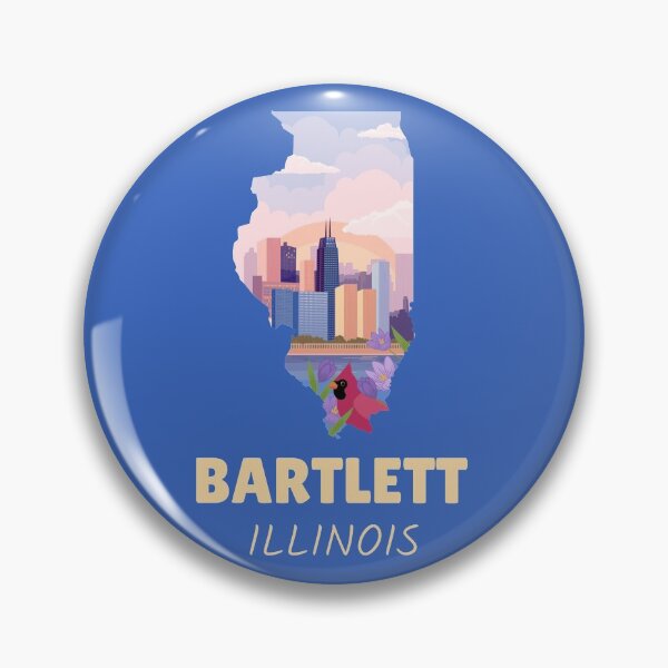 Item preview, Bartlett Illinois Map designed and sold by Taumaturgo.