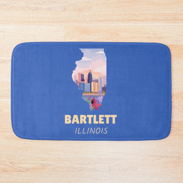 Item preview, Bartlett Illinois Map designed and sold by Taumaturgo.