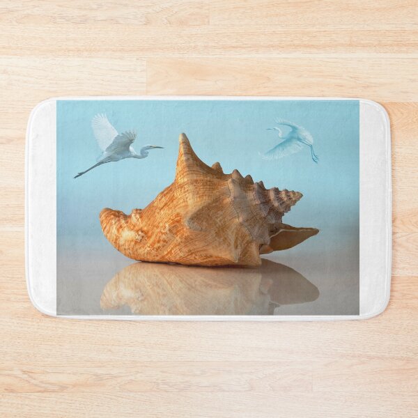 Item preview, Sea Shell and Egrets designed and sold by DonMc.