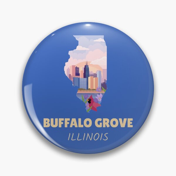 Artikelvorschau, Buffalo Grove Illinois Karte entworfen und verkauft von Taumaturgo.