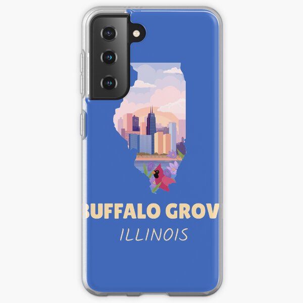 Buffalo Grove Illinois Map Samsung Galaxy Soft Case