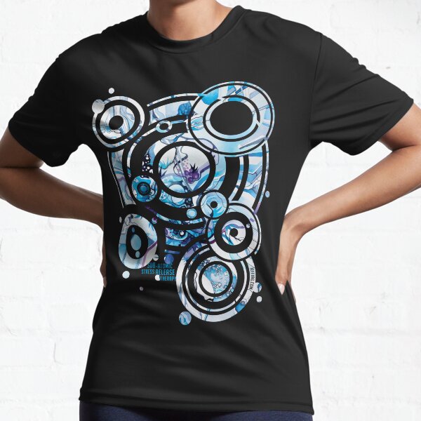 Sub-Atomic Stress Release Therapy - Watercolor Painting Active T-Shirt