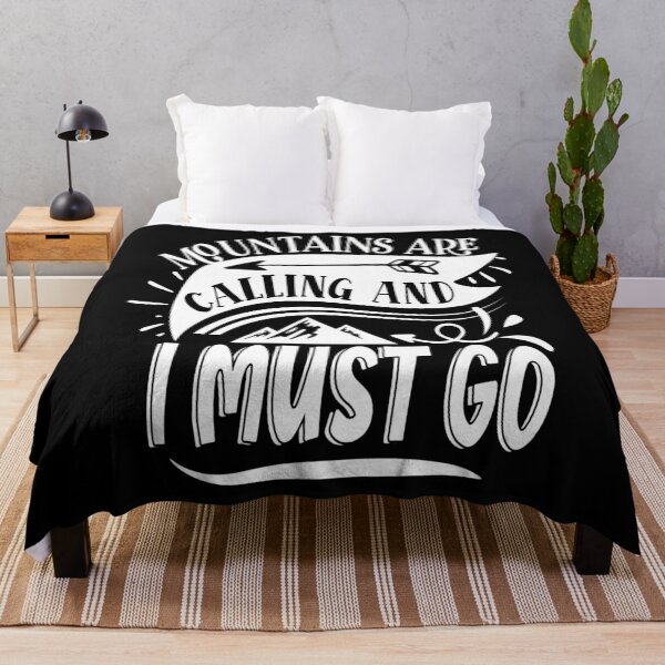 Item preview, mountains are calling and i must go - Berge Spruch designed and sold by Raeolus.