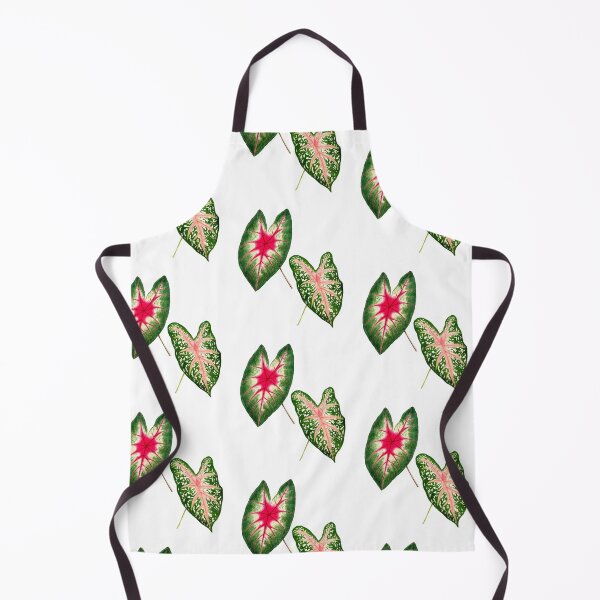 Item preview, Watercolor Big Caladium Rosebud Leaf Hand Drawn Plant Leaves Illustration designed and sold by No AI Classic Vintage Art.