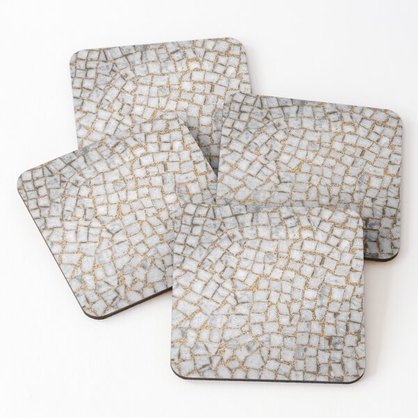 Item preview, Ancient Greek Marble Mosaic Pattern Tiles designed and sold by ClassicalGreece.