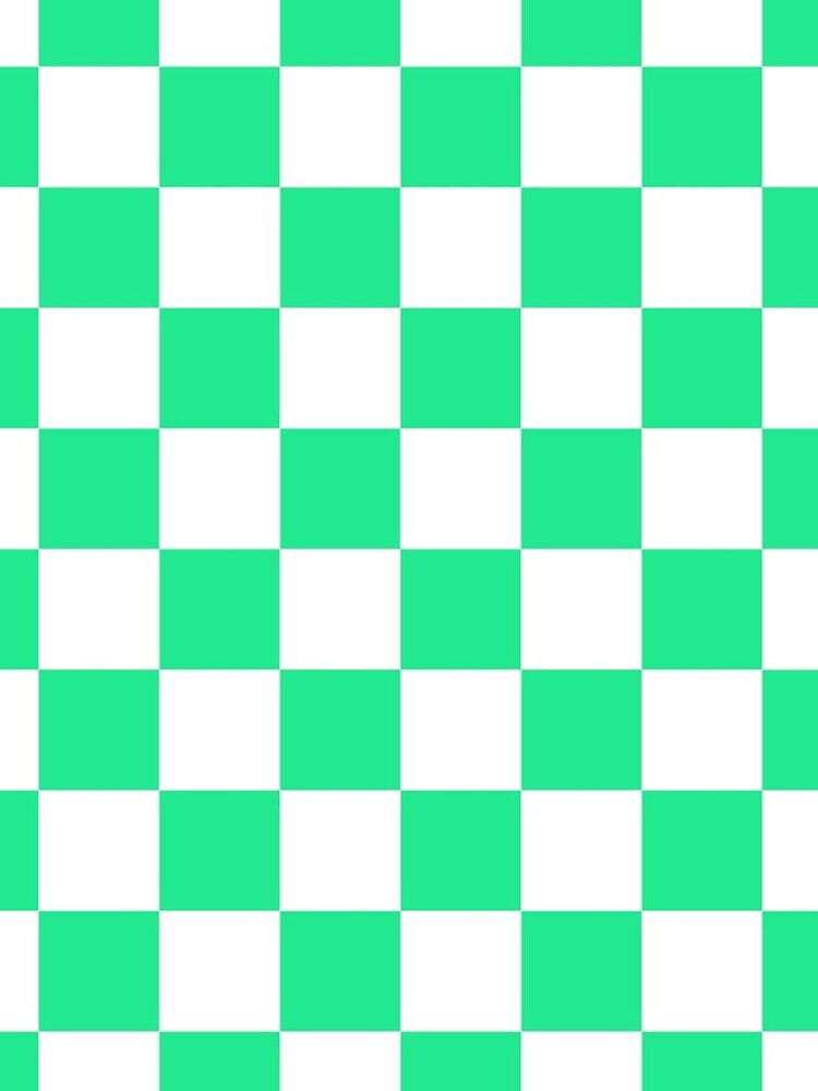Thumbnail 5 of 5, iPhone Case, Pattern Chessboard White And Turquoise designed and sold by Patternsthetic.