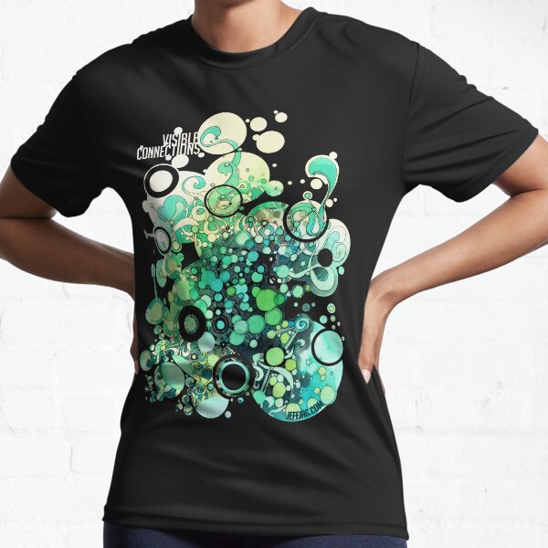 Visible Connections - Watercolor and Pen Art Active T-Shirt