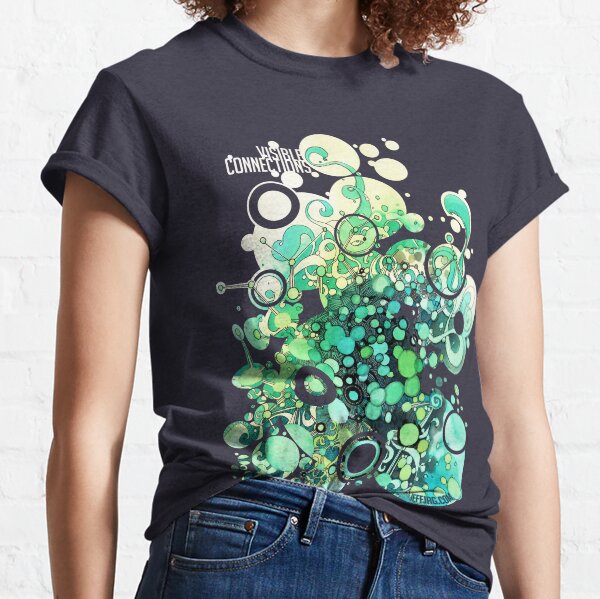 Visible Connections - Watercolor and Pen Art Classic T-Shirt
