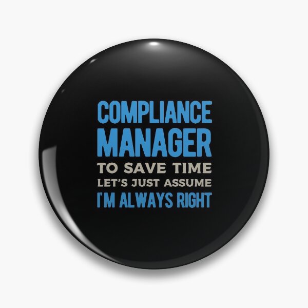 Item preview, Compliance Manager Funny designed and sold by artworkbyrihen.