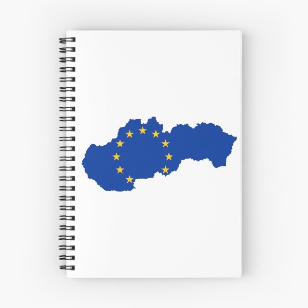 Item preview, European Union Flag Map of Slovakia designed and sold by abbeyz71.