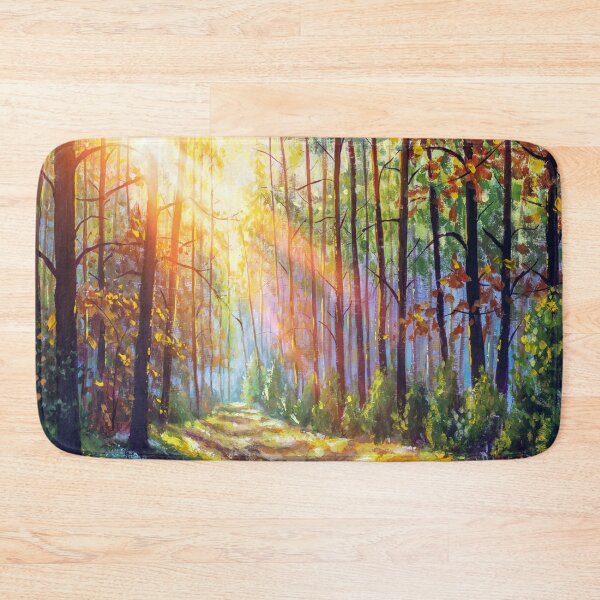 Item preview, Colorful Beautiful Spring Summer Forest Tree Nature Painting designed and sold by Stephani Analah.