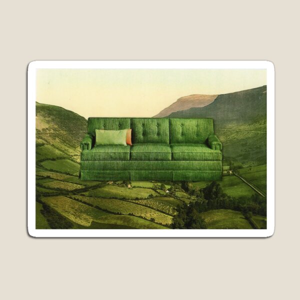 Green Couch Magnet