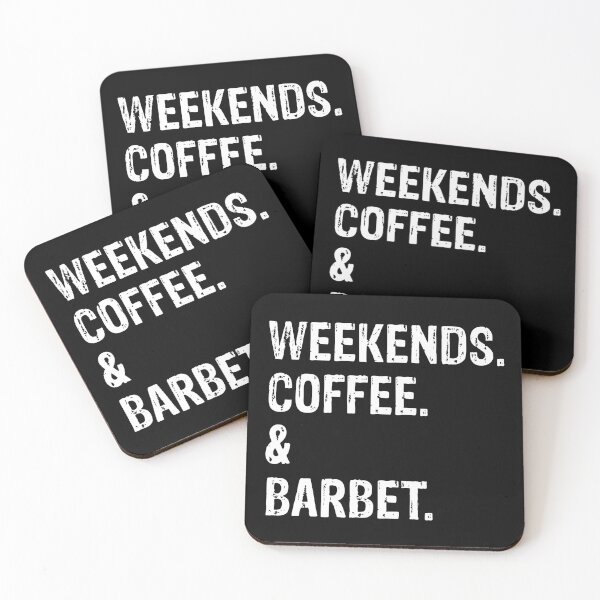 Item preview, Weekends Coffee and Barbet designed and sold by Guarddogdrive.