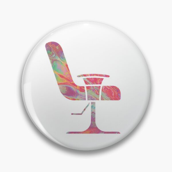 Item preview, Red Tie Dye Salon Chair designed and sold by Dalaura.