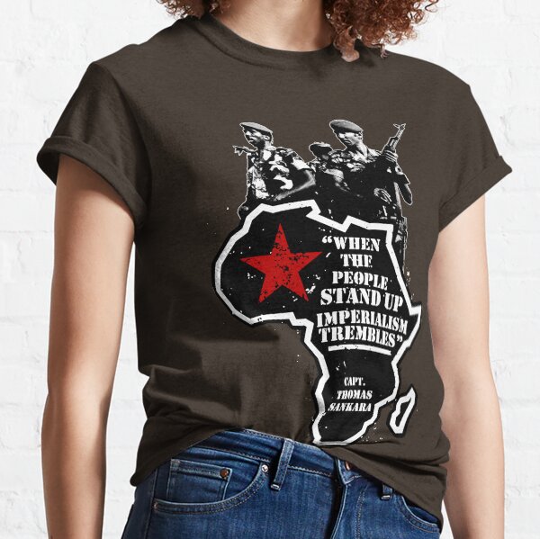 Thomas Sankara - Quand le peuple se lève L'impérialisme tremble T-shirt classique