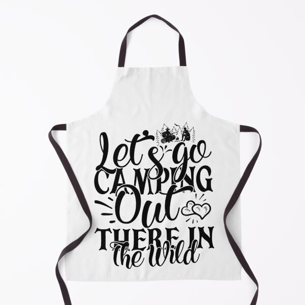 Item preview, Camping saying - camping out there in the wild designed and sold by Raeolus.