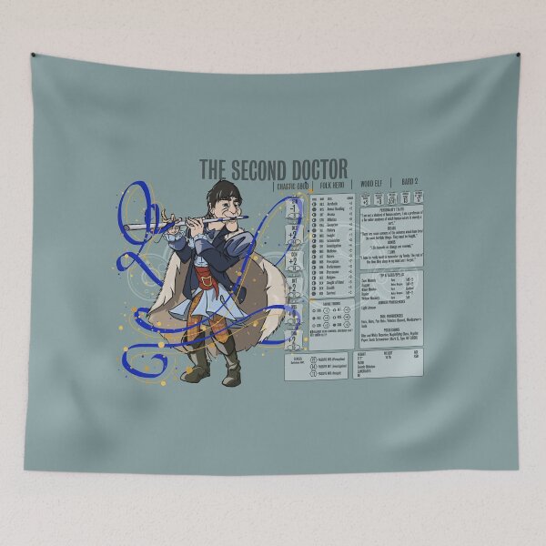 Item preview, The Second Doctor - Bard 2 (Stats) designed and sold by WoodyFranklyn.