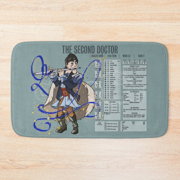 Item preview, The Second Doctor - Bard 2 (Stats) designed and sold by WoodyFranklyn.