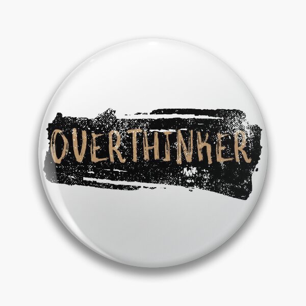 Item preview, Overthinker Vintage Gold Brush Art designed and sold by Creatively Torn.