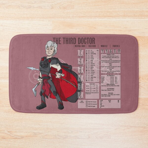Item preview, The Third Doctor - Fighter 3 (Stats) designed and sold by WoodyFranklyn.
