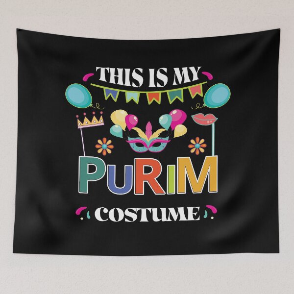 Item preview, This Is My Purim Costume Jewish Happy Purim Holiday Hamantash Party Mishloach Manot Gift T-shirt designed and sold by Beinfashion.