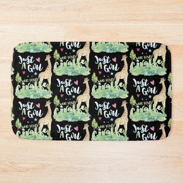 Item preview, Animal Lovers Gifts: Just A Girl Who Loves Giraffe Watercolor designed and sold by Cheap Women's Shirts.